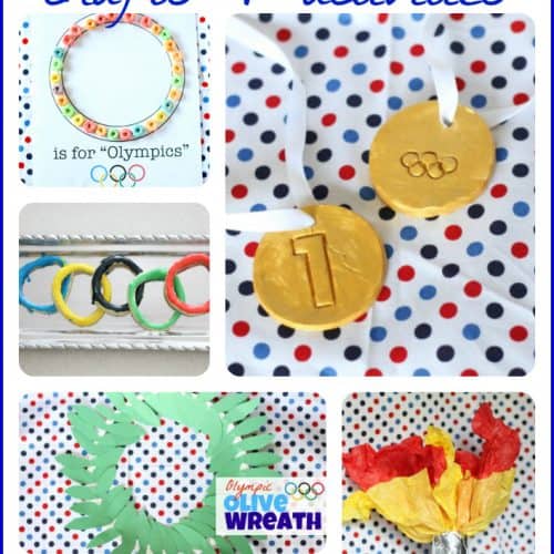 Olympic Olive Wreath Craft - I Can Teach My Child!