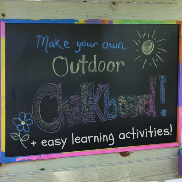 Outdoor Chalkboard Square